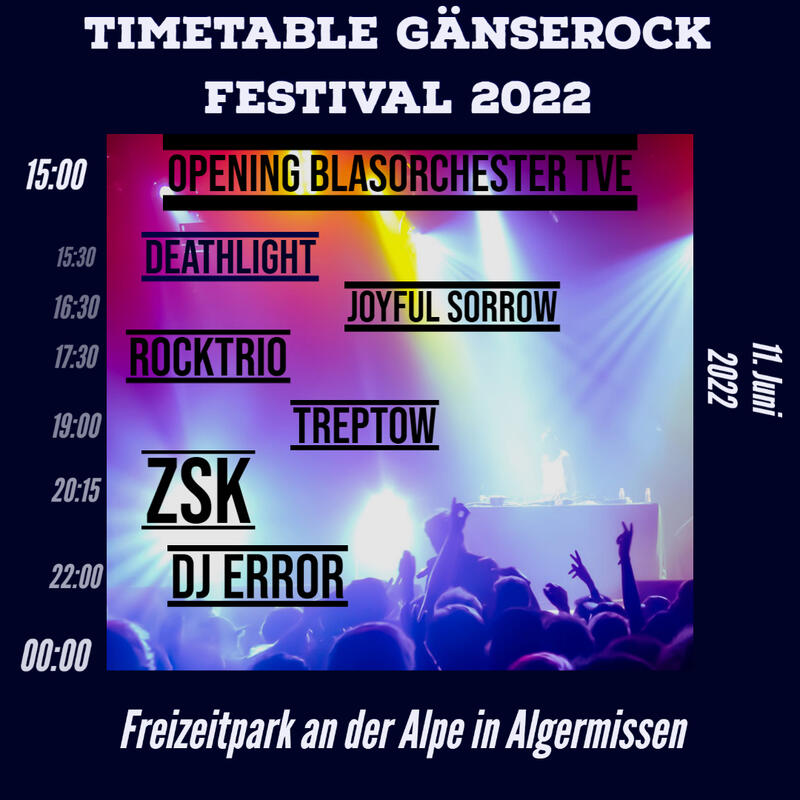Timetable Gänserock
