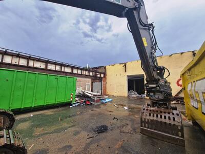 Abrissarbeiten Marktstra&szlig;e