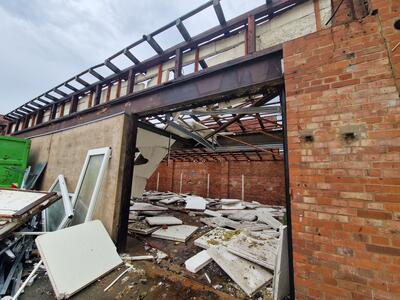 Abriss Lager Marktstra&szlig;e