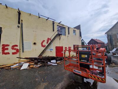 Abriss ehemaliger Getr&auml;nkemarkt