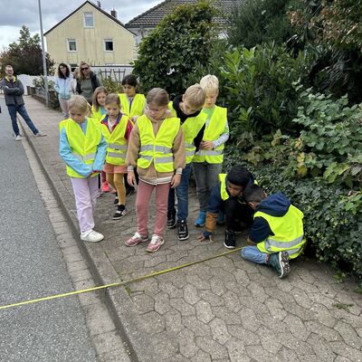 Begehung Fu�verkehrs-Check in L�hnde