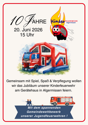 Jubil&auml;um der Kinderfeuerwehr Algermissen