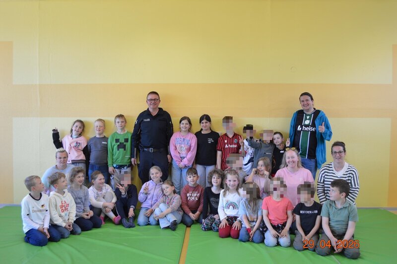 Notfall- und Sicherheitstraining im Hort Fruchtbande