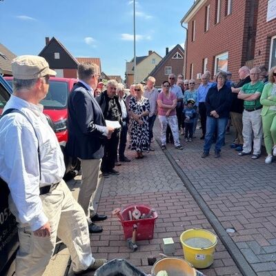 Stolpersteinverlegung 01.06.2026 Sophie Wichmann, Besuchergruppe, Foto privat