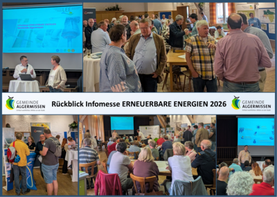 Bildszusammenstellung Infomesse ERNEUERBARE ENERIGEN