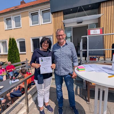 1. Platz STADTRADLERIN
