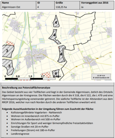 Vorranggebiet Windenergienutzung Nr. 4 