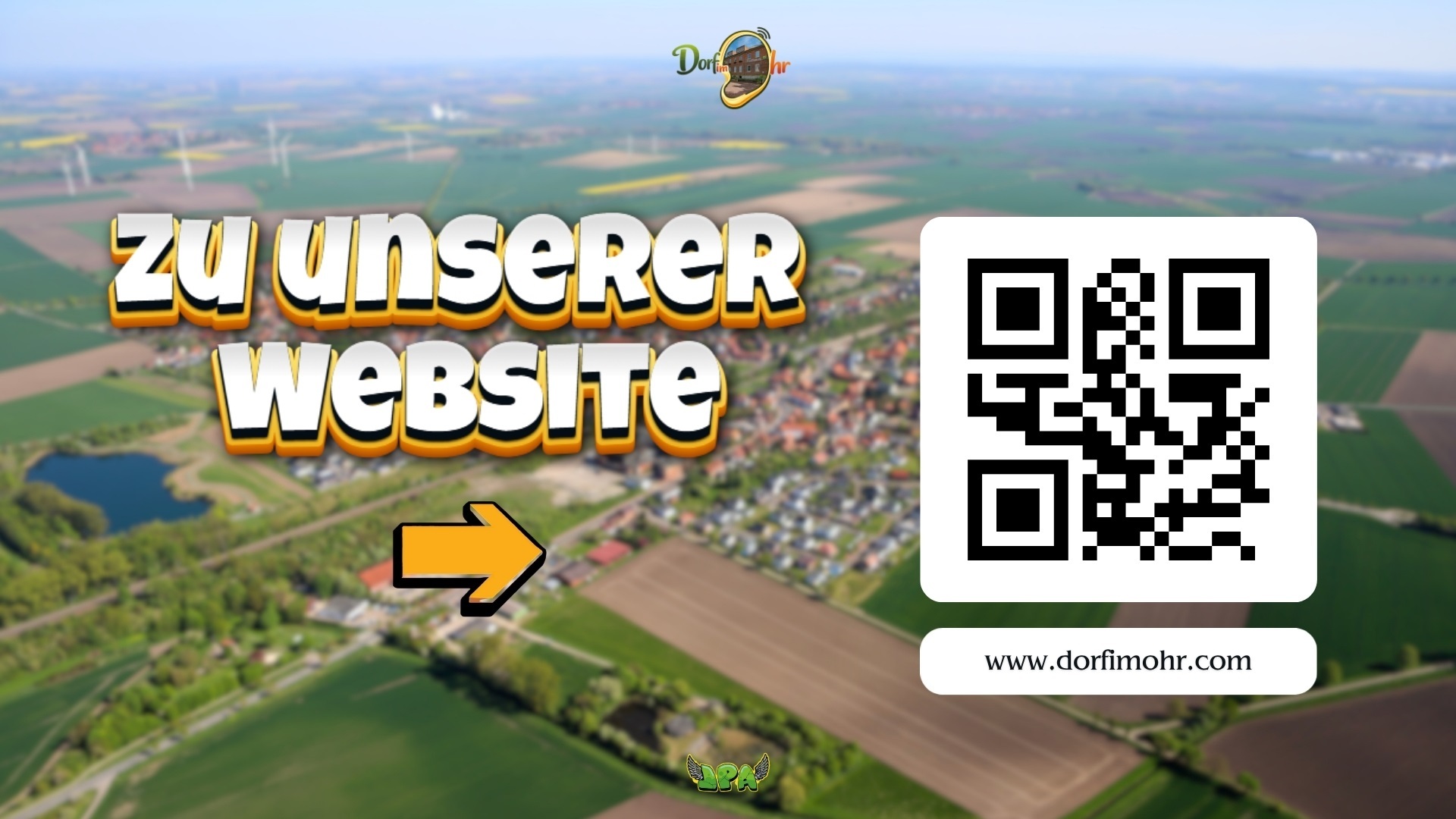 Dein Dorf im Ohr Link und Barcode