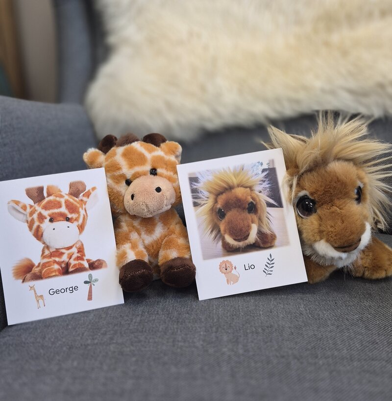 Lio, der L&ouml;we und George, die Giraffe